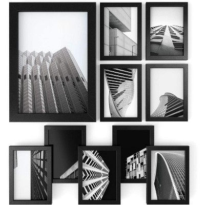 Arteza Premium Glass Picture Frame, Black, 5"x7" - 10 Pack (ARTZ-8737)