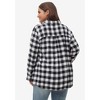 ellos Women's Plus Size Plaid Flannel Shirt - 3 of 4