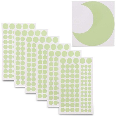 Bright Creations 504 Pack Glow in The Dark Stars Moon Home Wall Stickers, Adhesive Dots for Ceiling Decor