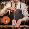 NutriChef Mixology Bartender Cocktail Shaker Set - Includes 15 & 30 oz Stainless Steel Shakers - 3 of 4