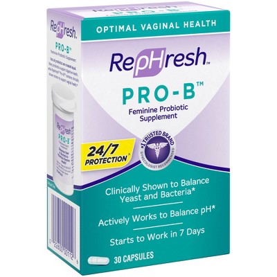 RepHresh Pro-B Probiotic Supplement For Women - 30ct : Target