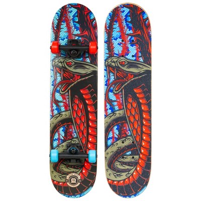 Beginner Skateboard for Kids – 31" Double Kick Deck – ABEC-5 Bearings – Madd Gear LTR