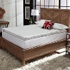 Behrens England King Kensington Manor by Behrens King 3" Charcoal Infused Memory Foam Supreme Mattress Topper: Polyester Knitted Cover - 3 of 3