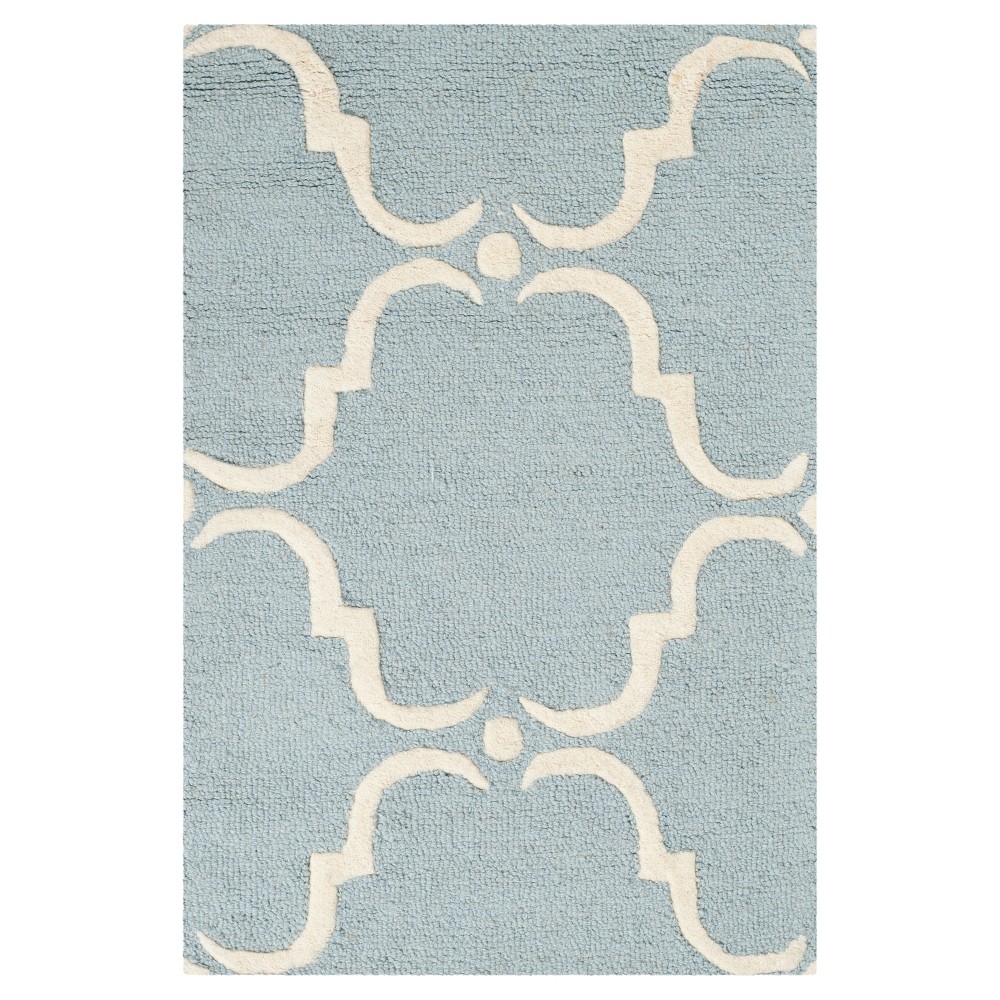 Lina Accent Rug - Blue/Ivory ( 2'x3' ) - Safavieh