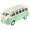 Volkswagen Van Samba Bus Green and Cream 1/25 Diecast Model by Maisto - 2 of 4