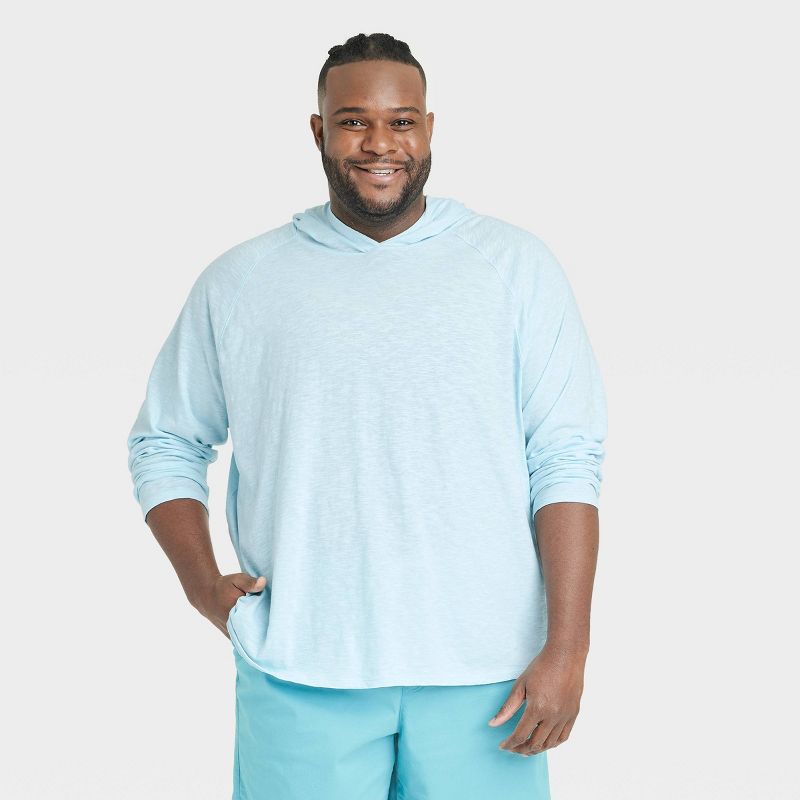 Men's Raglan Sleeve Crewneck Pullover Sweatshirt - Goodfellow & Co™, 1 of 5