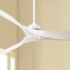 60" Minka Aire Modern Indoor Ceiling Fan with Remote Control White for Living Room Kitchen Bedroom Family Dining House Home Office - 2 of 4