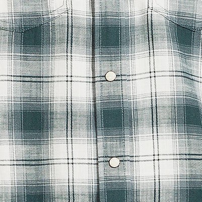 dusty juniper/forest plaid