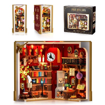 Insoon Bookend Magic Building Block Kit with Light for Boys Girls Kids Children Ages 8+