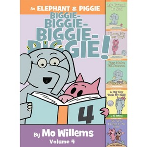 An Elephant & Piggie Biggie! Volume 4 - (Elephant and Piggie Book) by Mo Willems (Hardcover) - 1 of 1