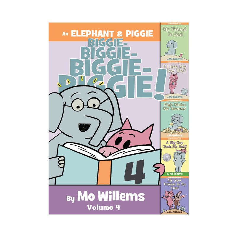 An Elephant &#38; Piggie Biggie! Volume 4 - (Elephant and Piggie Book) by Mo Willems (Hardcover), 1 of 2