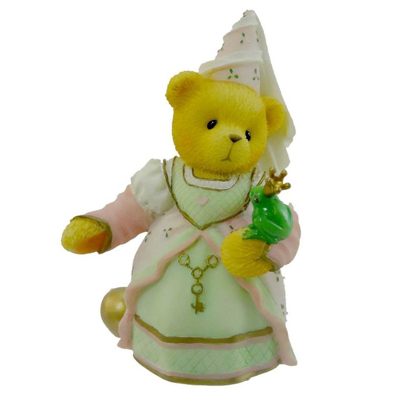 Cherished Teddies 4.0 Inch Winnie You're My Favorite Prince Teddy Bear Fairy Tale Frog Figurines, 1 of 3