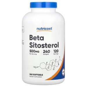 Nutricost Beta Sitosterol, 500 mg, 240 Softgels (250 mg per Softgel) - 1 of 2