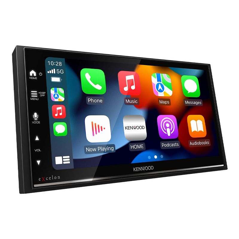 Kenwood DMX709S eXcelon 6.8" Digital Multimedia Bluetooth Touchscreen Receiver with Apple CarPlay,Andriod Auto, and HD Radio, 4 of 15