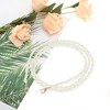 Unique Bargains 1 Pc Faux Pearl Handbag Strap White - 4 of 4