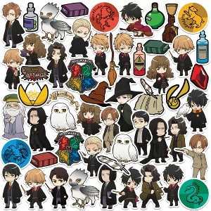 Harry Potter And The Deathly Hallows Part 2 Chibi Anime Collection 50Ct Sticker Pack Miscellaneous 50 Ct. Sticker Pack - 1 of 4