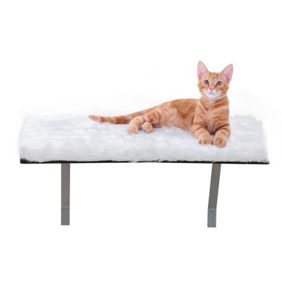 Sandinrayli Window Cat Hammock - Indoor Cat Bed for Window Sill, White