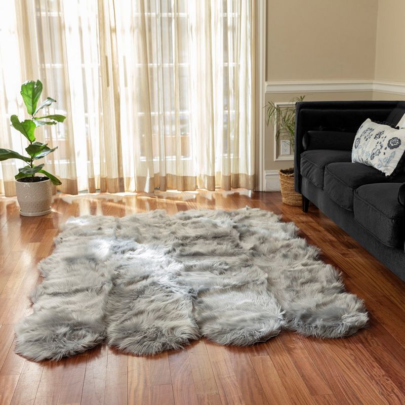 Walk on Me Faux Fur Super Soft Rug Tufted With Non-slip Backing Area Rug, 2 of 5