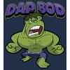Men's Marvel Dad Bod Cartoon Hulk Long Sleeve Shirt - 2 of 4