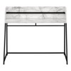 PAGED 47" L Computer Desk, Simple Modern Office Desk with Long Shelf and Trapezoidal Metal Legs for Office, Study - 3 of 4