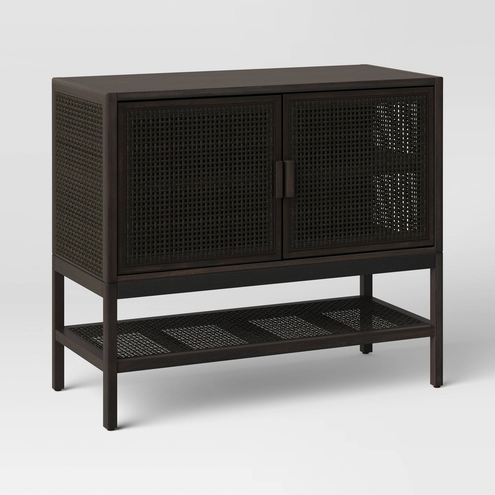 Minsmere 2 Door Cabinet Black - Threshold