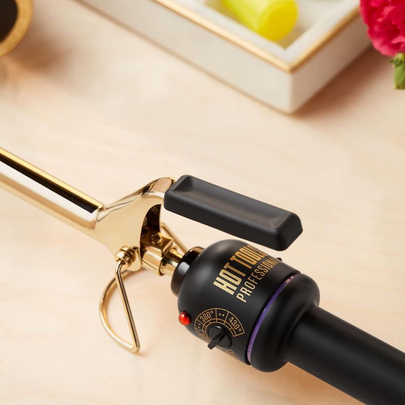 Hot Tools Pro Artist 24K Gold Curling Iron | Long Lasting, Defined Curls (1/2 in), 3 of 6