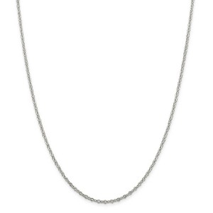 Black Bow Jewelry 2.25mm Sterling Silver, Fancy Pendant Chain Necklace, 20 Inch - 1 of 4
