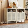Resenkos Modern Sideboard Buffet with Adjustable Shelf for Coffee Bar, - 3 of 4