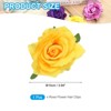 Unique Bargains Fabric Rose Boho Hair Clips Fabric Flower Brooch Pins for Wedding Party Dance 1 Pc - 2 of 4