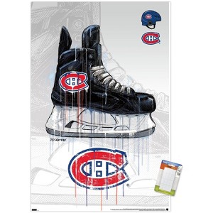 Trends International NHL Montreal Canadiens - Drip Skate 21 Unframed Wall Poster Prints - 1 of 4