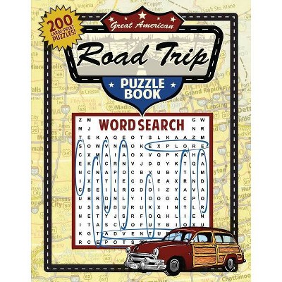 Great American Road Trip Puzzle Book - (Great American Puzzle Books) by  Applewood Books (Paperback)