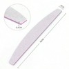 100 PCS Professional Nail Files, Double Sided Emery Board 100/180 Grit for Home Salon Use - 2 of 4