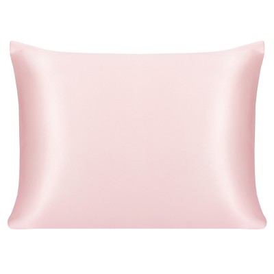 1 Pc Standard 100% Natural Silk for Hair and Skin Pillowcase Pink - PiccoCasa