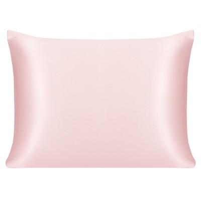 1 Pc Standard 100% Natural Silk for Hair and Skin Pillowcase Pink - PiccoCasa