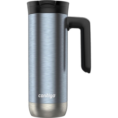 Contigo Huron 2.0 20oz Stainless Steel Travel Mug With Snapseal Lid 2pk  Blue Corn/acid Wash : Target