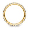 Black Bow Jewelry 2mm 14K Gold U Shared Prong 1.0 Ctw Diamond Eternity Band - 2 of 4