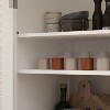 Famapy Wooden Storage Cabinet with 4 Doors in Shutter Finish Design - 4 of 4