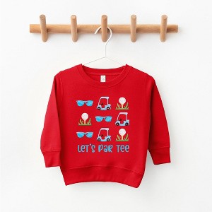 The Juniper Shop Let's Par Tee Sunglasses Toddler Graphic Sweatshirt - 1 of 3