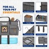 Panther Armor Dog Travel Bag- Hanging Dog Organizer ,  Dog Food & Treat Container for Travel Accessories - 3 of 4