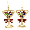 Roman 2.25 In Cocktail Earrings Christmas Seasonal Holiday Jewelry , Party Beverage (2PC) - 2 of 3