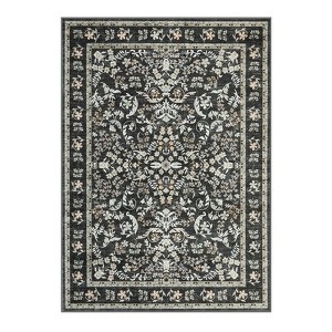 1200Gsm 100% Polyester 350g Pearl Velvet Washable Foldable Carpet XL Floral Printed Carpet with Modern Floral Style - 1 of 4