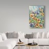 Trademark Fine Art -Annelein Beukenkamp 'Picture Perfect Pansies' Canvas Art - 3 of 3
