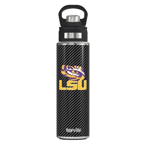 NCAA LSU Tigers Carbon Fiber Wide Mouth Water Bottle - 24oz - 1 of 3