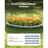 VEVOR Faux Stone Landscape Edging, 46.4 x 2.2 in Realistic Lawn Edging, Flexible Brick-Sized Garden Edging Border with Anchoring Spikes, Gray - 3 of 4