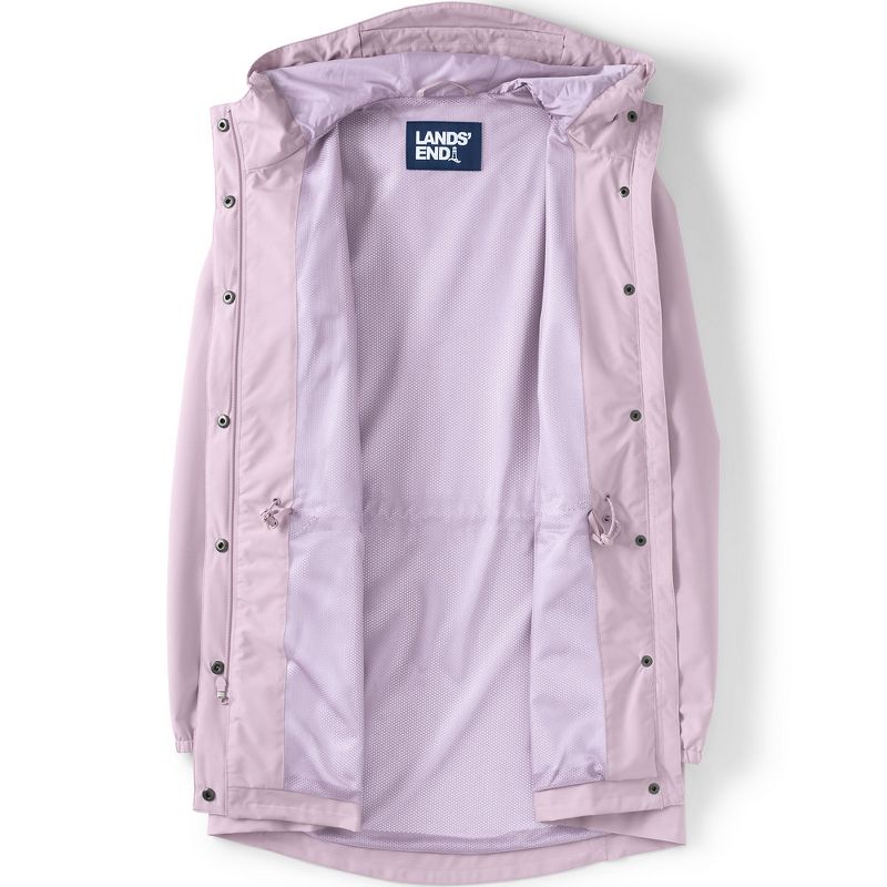 Lands' End Women's Waterproof Hooded Packable Raincoat, 4 of 7