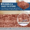Coucheta Washable Runner Rug Non-Slip, Stain Resistant Soft Kitchen Bath Mat, Indoor Carpet for Hallway Bedroom Entryway, Multi-Color & Size - 4 of 4
