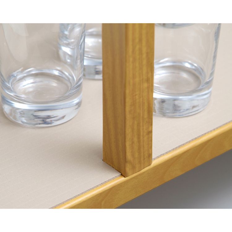 Con-Tact 18"x4' Zip-N-Fit Premium Non-Adhesive Ribbed Shelf Liner Taupe: Drawer & Cabinet Liners, Spot Clean, Beige, 4 of 6