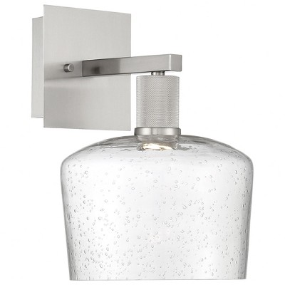 Access Lighting Port Nine 1 - Light Wall Light in  Brushed Steel