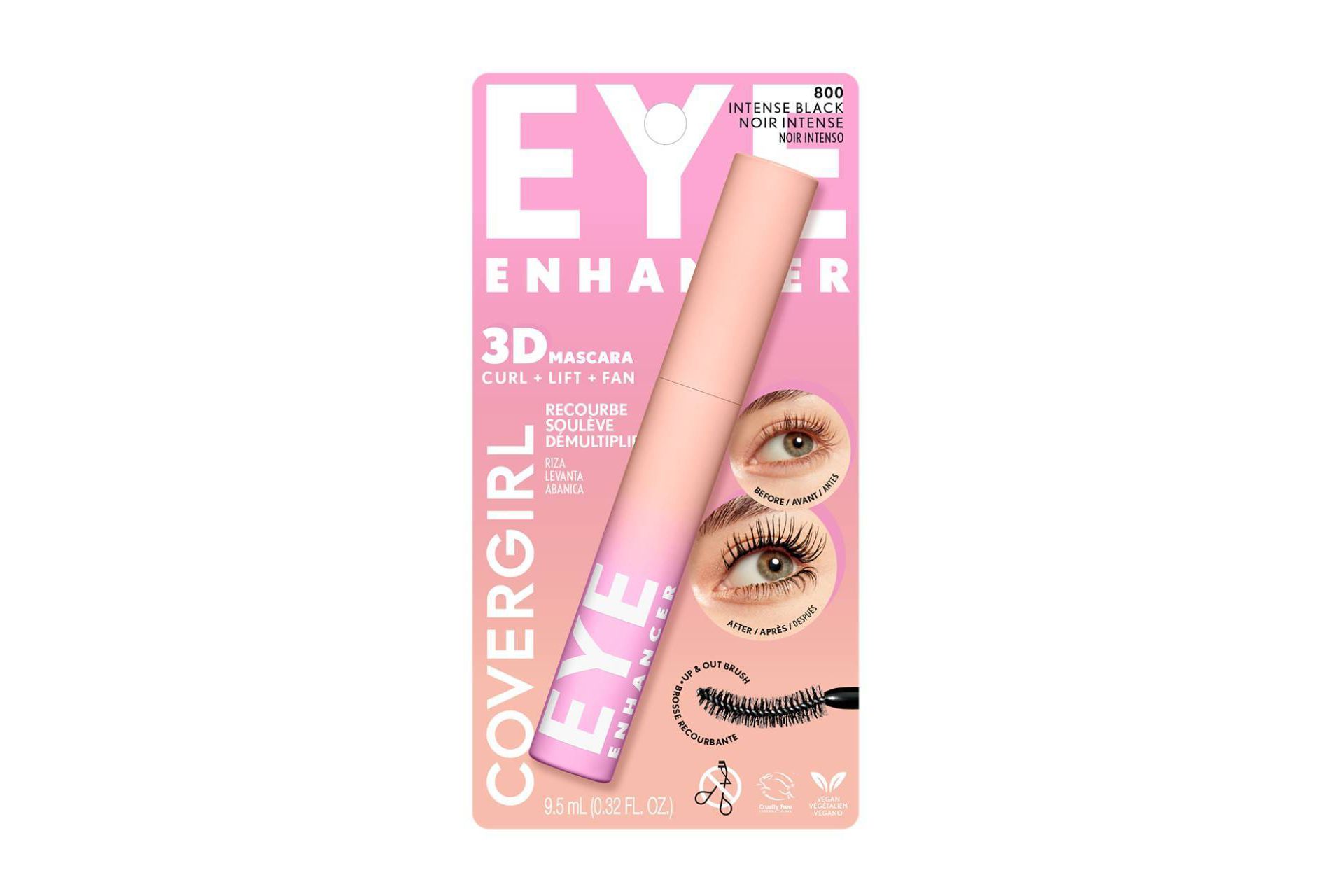 COVERGIRL Eye Enhancer 3D Mascara - Intense Black - 0.3 fl oz