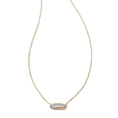 Kendra Scott Eva 14k Gold Over Brass Pendant Necklace - Dichroic